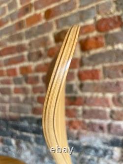 SET OF 4 ORIGINAL NORMAN CHERNER PLYWOOD BAR STOOLS vintage kitchen wooden retro