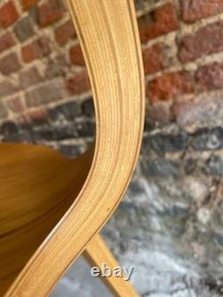 SET OF 4 ORIGINAL NORMAN CHERNER PLYWOOD BAR STOOLS vintage kitchen wooden retro