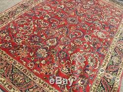 SIGNED very large antique vintage rug carpet wool 170 X 240cm pers ain SA-ROUG