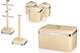 Swan Retro Cream Breadbin Canisters Mug Tree & Towel Pole Kitchen Storage Set