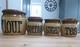 Set Of 4 Vintage T. G. Green Granville Earthenware Kitchen Storage Jars