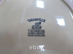 Set Of 4 Vintage T. G. Green Granville Earthenware Kitchen Storage Jars