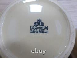Set Of 4 Vintage T. G. Green Granville Earthenware Kitchen Storage Jars