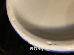 Set Spode Blue Italian Canister Storage Jars X 3 Coffee, Tea, Sugar Lidded