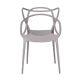 Set Of 2 Grey Masters Style Lounge Kitchen Dining Chair Retro Garden Outdoor