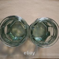 Set of 2 Vintage Duck Lids WithJars + Corks Goose Kitchen Decor & Storage