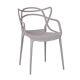 Set Of 4 Grey Masters Style Lounge Kitchen Dining Chair Retro Garden Outdoor