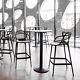 Set Of 4 Master Style Bar Café Kitchen Restaurant Dining Chair Stool Height 66cm