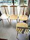 Set Of 4 Vintage Zpm Radomsko Kitchen Dining Chairs Mid Century Teak Wood