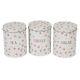 Shabby Chic Tea Coffee Sugar Storage Tins Ditsy Rose Vintage Floral Canisters