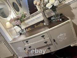 Shabby Chic Vintage Cabinet Sideboard Painted In F&B Hair Salon Kitchen Tea Room