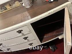 Shabby Chic Vintage Cabinet Sideboard Painted In F&B Hair Salon Kitchen Tea Room