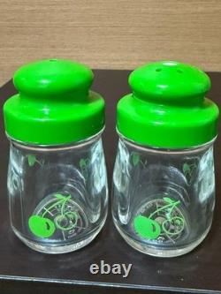 Showa Retro Plastic Spice Container Set, Vintage Kitchen Decor, Japan