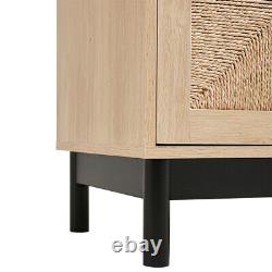 Sideboard Buffet Cabinet Shelf Storage Cupboard Kitchen Console Table Metal Legs