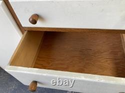 Sideboard Cabinet Cupboard Drawers Vintage Retro Andrews Part White Painted Wood