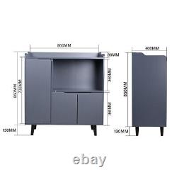 Sideboard Storage Cabinet Cupboard with Microwave Shelf Dining Room Furniture UK