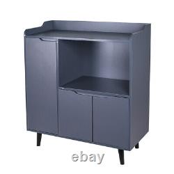 Sideboard Storage Cabinet Cupboard with Microwave Shelf Dining Room Furniture UK