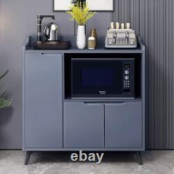 Sideboard Storage Cabinet Cupboard with Microwave Shelf Dining Room Furniture UK