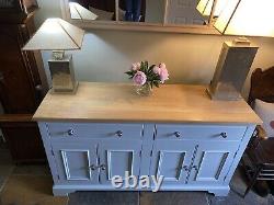 Sideboard painted wood (blue-grey) made by Neptune, Chichester collection 5 ft