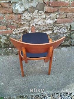 Single Vintage Retro A Frame Beech & Beech Veneer Kitchen Chair