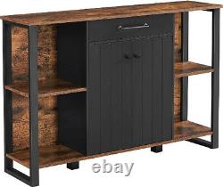 Slim Hallway Console Table Kitchen Industrial Storage Cupboard Sideboard Rustic