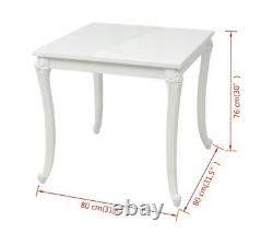 Small Vintage Dining Table Kitchen Room Antique Retro Style Furniture Square