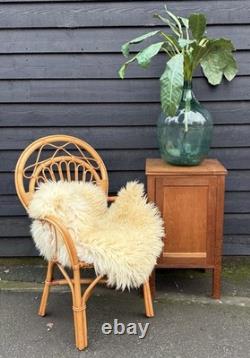 Small Vintage Utility Style Handmade Single Door Bedside Cabinet / Cupboard