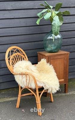 Small Vintage Utility Style Handmade Single Door Bedside Cabinet / Cupboard