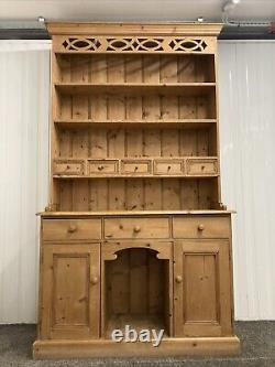 Solid Pine Vintage Country Farmhouse Kitchen Dresser