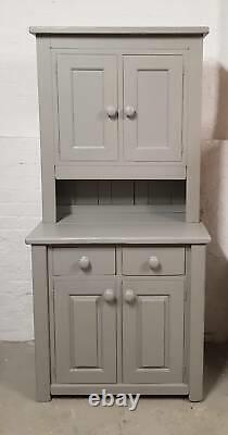 Solid Pine Vintage Kitchen Pantry Larder /Housekeepers Cupboard