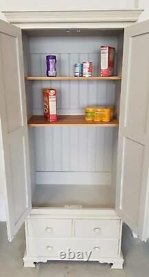 Solid Pine Vintage Kitchen Pantry Larder Linen Cupboard/Storage