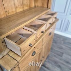 Solid Wood Welsh Dresser Rustic Reclaimed Antique Farmhouse Style Kitchen