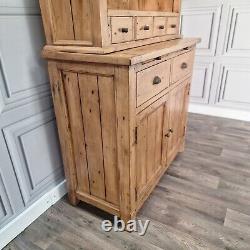 Solid Wood Welsh Dresser Rustic Reclaimed Antique Farmhouse Style Kitchen