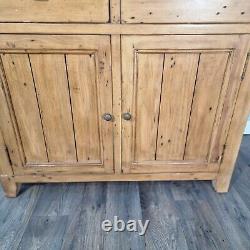 Solid Wood Welsh Dresser Rustic Reclaimed Antique Farmhouse Style Kitchen