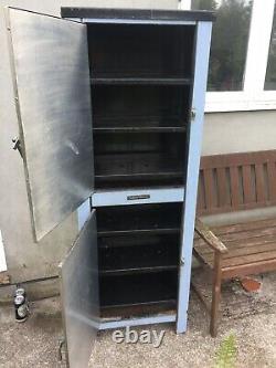 Stotts of Oldham metal vintage cupboard