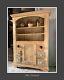 Stunning Rustic Solid Pine Vintage Dresser, Draws, Porcelain Knobs, Wine Holders