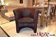 Stylish And Elegant Tub Chair York, Antique Faux Leather, High Quality, Large