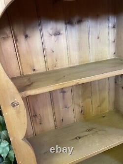 Super Rustic Slim Welsh Dresser with Wine Rack Bottle Storage\ Country Farmhouse