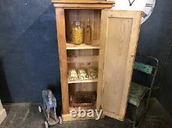 Superb Reclaimed Pine Cupboard, Linen / Larder Store / Kitchen