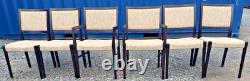 Svegards Markaryd 6 Dining Chairs Vintage Retro Mid Century FREE GB Delivery