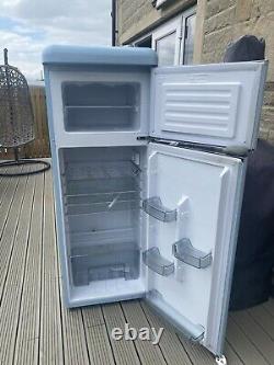 Swan BABY BLUE Fridge Freezer Retro Vintage Style Like SMEG, KITCHEN AID. VGWO