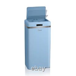 Swan Retro 45L Square Sensor Bin Blue