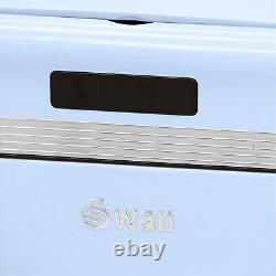 Swan Retro 45L Square Sensor Bin Kitchen Household Waste Bin, Blue SWKA4500BLN