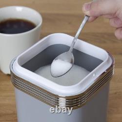 Swan Retro Grey Kitchen Storage Set Bread Bin 3 Canisters & Kitchen Roll Holder Swan Retro Grey Kitchen Storage Set Bread Bin 3 Canisters & Kitchen Roll Holder