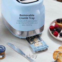 Swan Retro Revive Blue Stovetop Kettle 2 Slice Toaster Kitchen Canisters Set