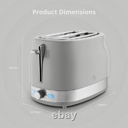 Swan Retro Revive Grey Jug Kettle 2 Slice Toaster Canisters Matching Kitchen Set