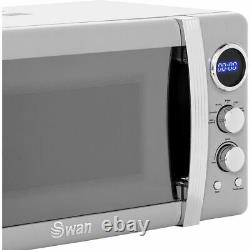 Swan SM22030GRN Free Standing Microwave Grey