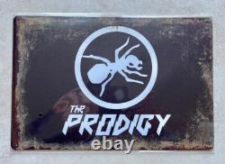 THE PRODIGY METAL SIGN BAR MAN CAVE KITCHEN BEDROOM DANCE MUSIC 20x30cm