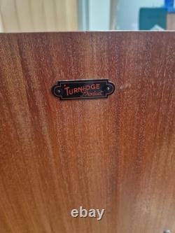 TURNIDGE of LONDON Vintage Retro Extending Teak Cocktail Drinks Cabinet Bar Unit