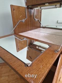 TURNIDGE of LONDON Vintage Retro Extending Teak Cocktail Drinks Cabinet Bar Unit